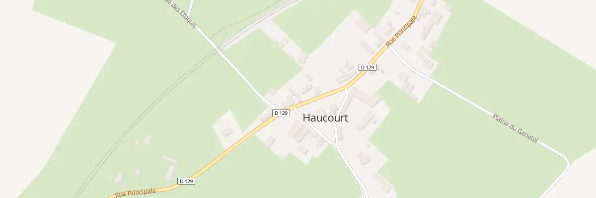 Plan du 713 Rue Principale à Haucourt
