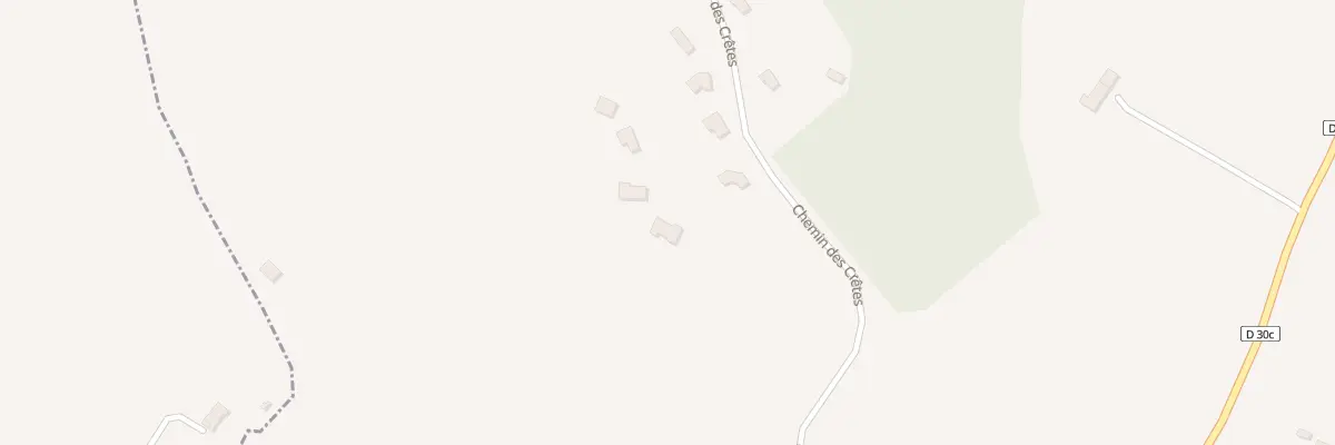 Plan du 595 Che des Crêtes à Azas