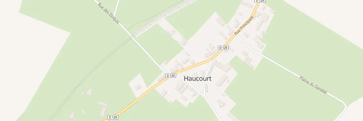 Plan du 731 Rue Principale à Haucourt