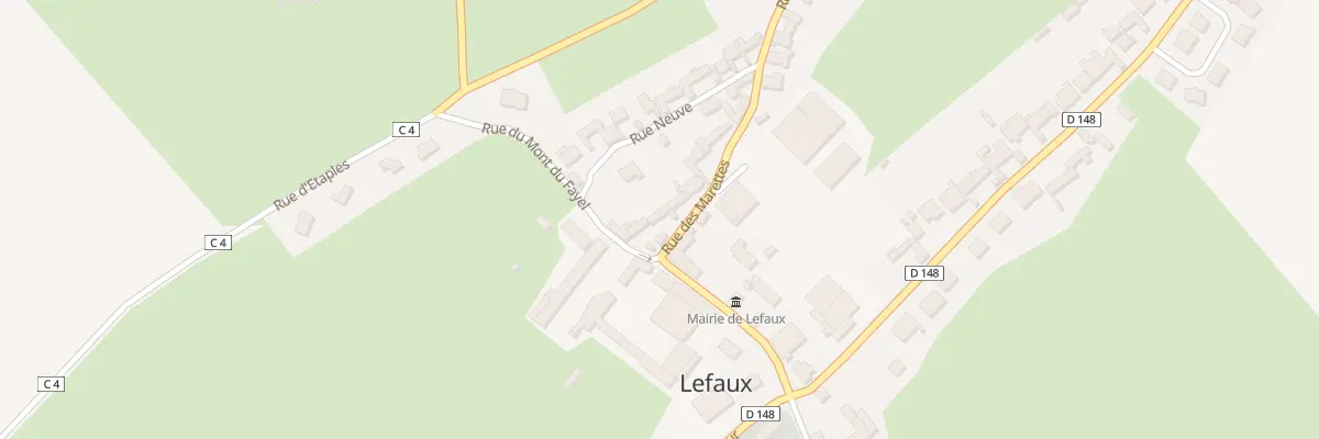 Plan du 4 Rue des Marettes à Lefaux