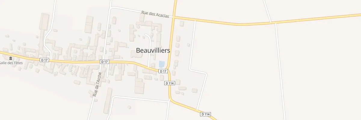 Plan du 54 Rue de Paris à Beauvilliers