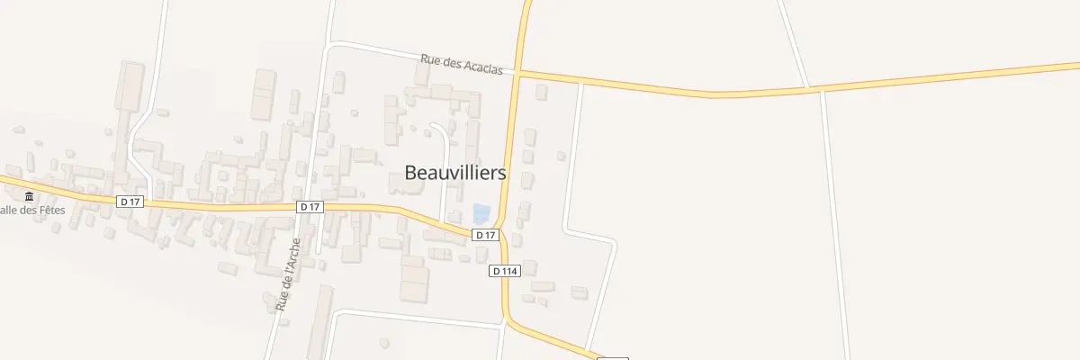 Plan du 58 Rue de Paris à Beauvilliers