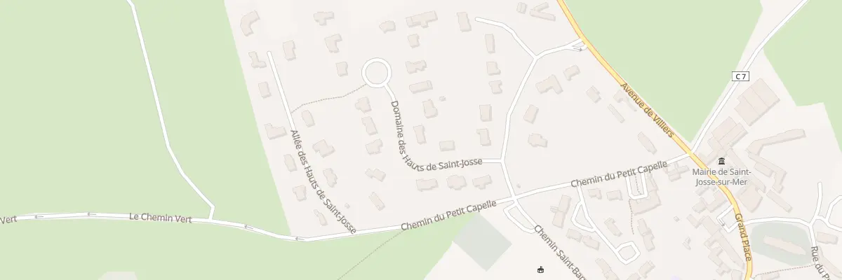 Plan du 23 Dom de Saint Josse Rue Villier à Saint-Josse