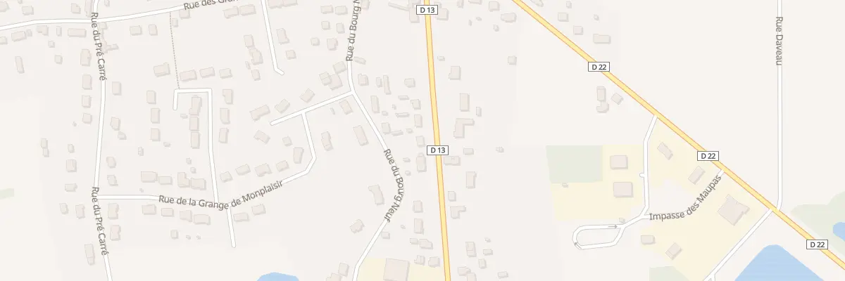 Plan du 37 Rue de Romorantin à Dhuizon