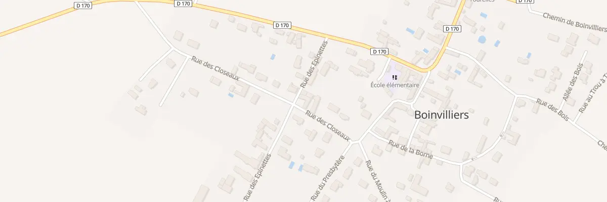 Plan du 3 Rue des Epinettes à Boinvilliers