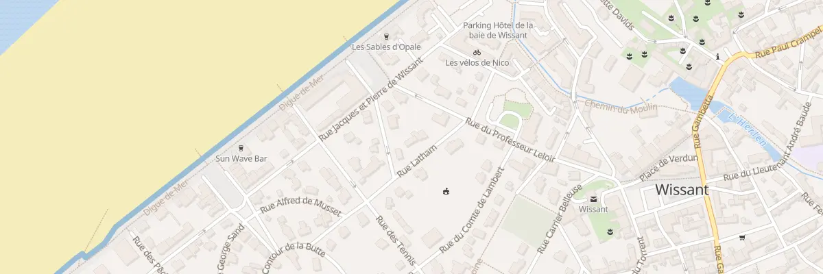 Plan du 2 Rue Latham à Wissant