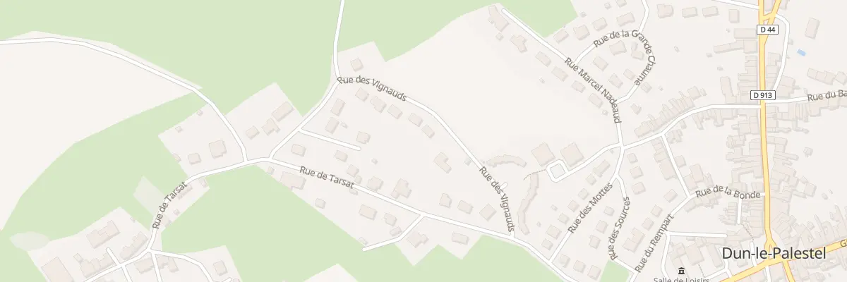 Plan du 5 Rue des Vignauds à Dun-le-Palestel