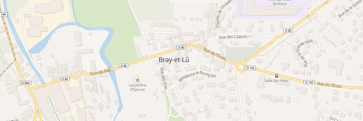 Plan du 24 Gr Grande Rue à Bray-et-Lû