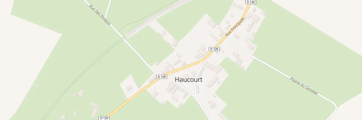 Plan du 741 Rue Principale à Haucourt