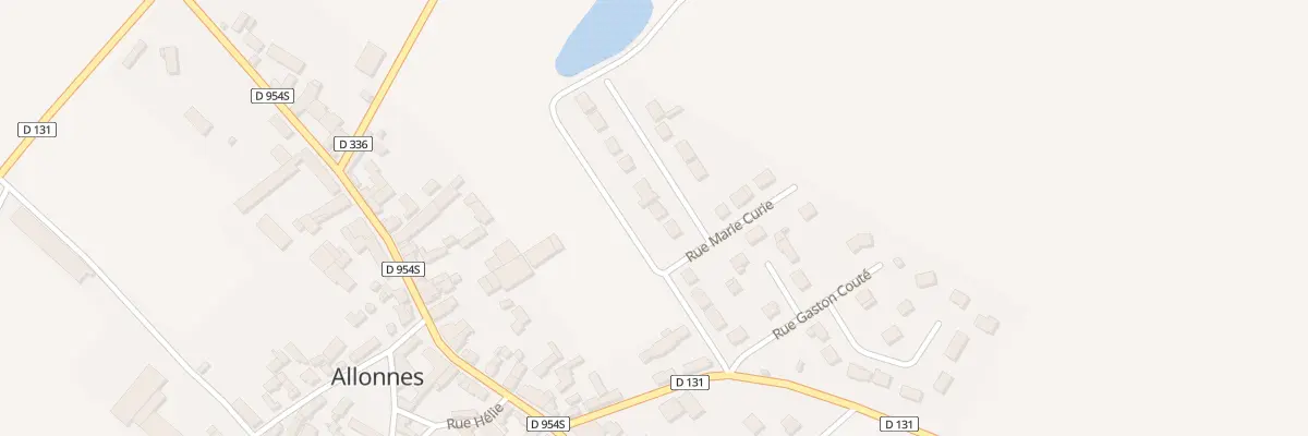 Plan du 2 Rue des Droits de l’Homme à Allonnes
