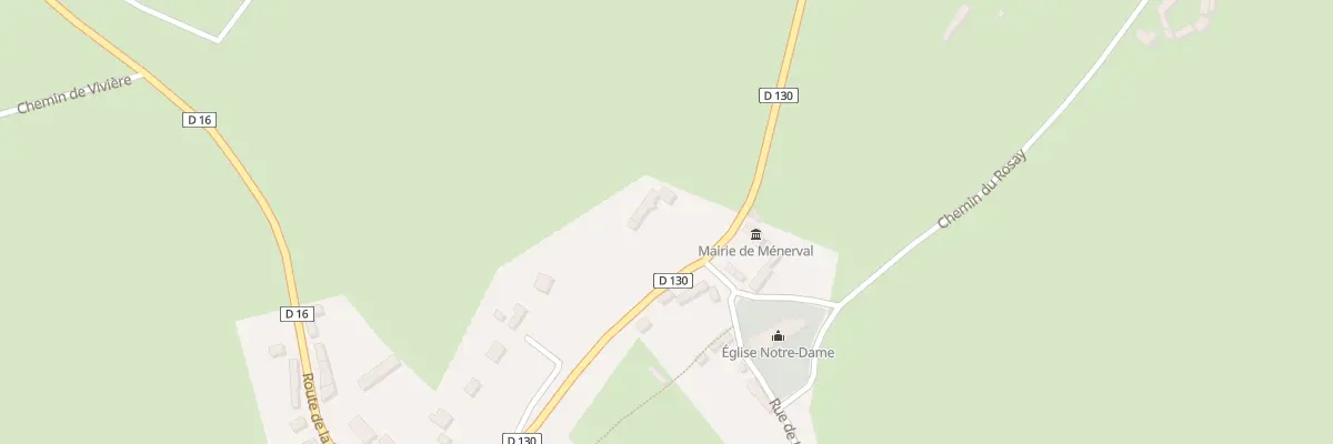Plan du 5 Rte de Haussez à Ménerval