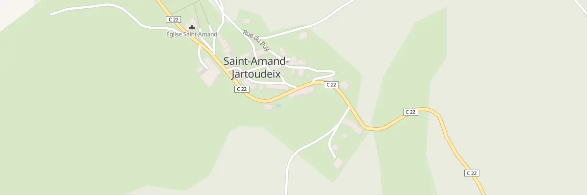Plan du 9 Rue de la Mairie à Saint-Amand-Jartoudeix