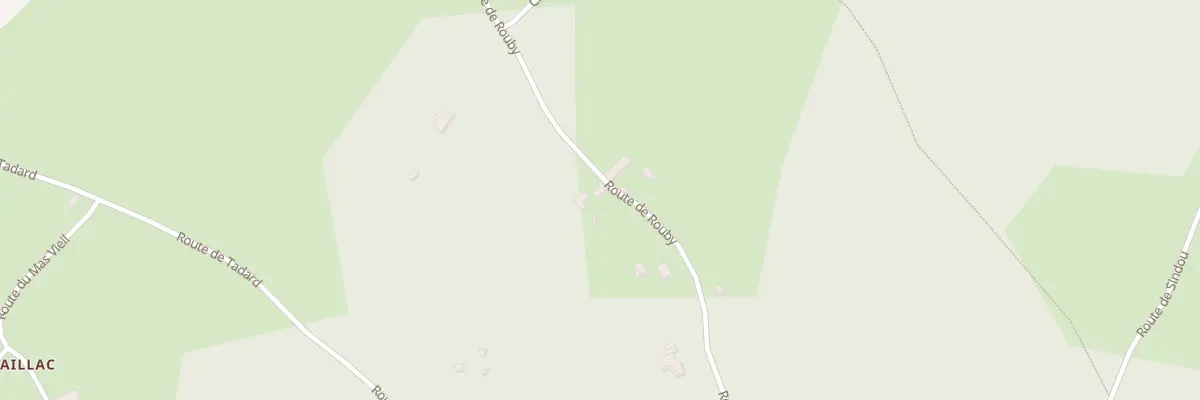Plan du 638 Rte de Rouby à Vaylats