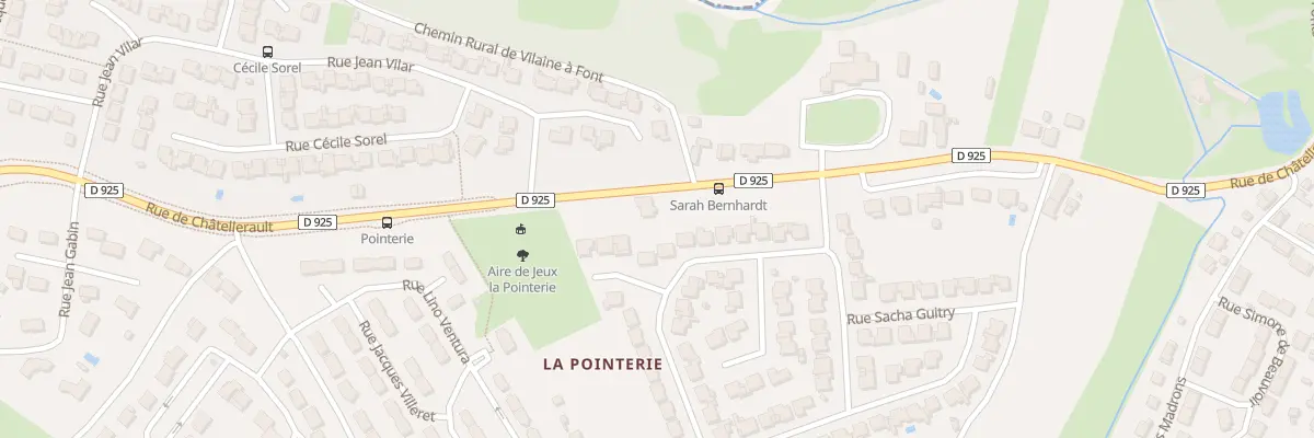 Plan du 229 Rue de Chatellerault à Châteauroux