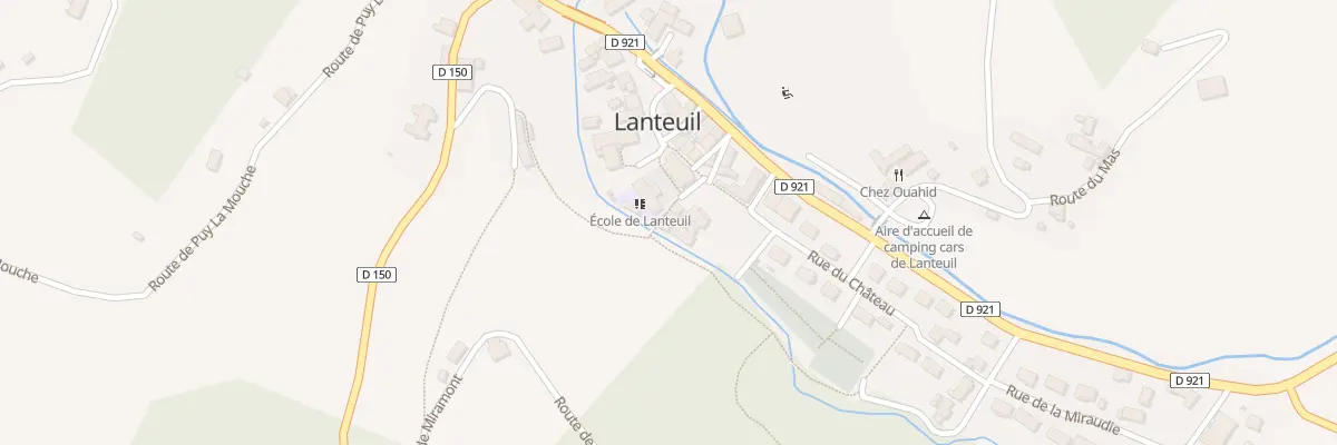 Plan du 8 Pl de la Mairie à Lanteuil