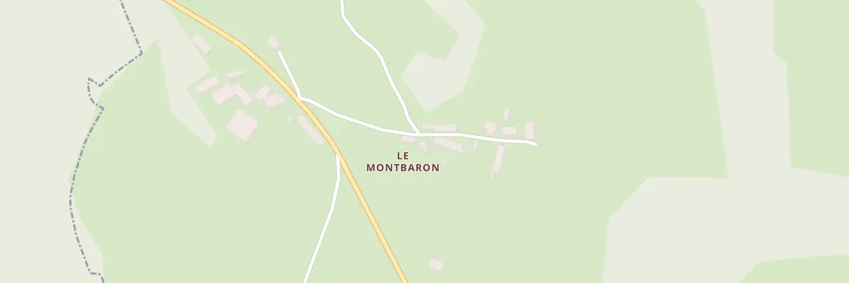 Plan du 5225 Le Montbaron à Bénévent-l’Abbaye