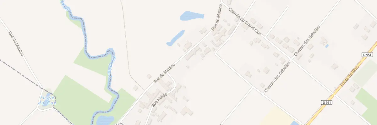 Plan du 17 Rue de Maulne à Lailly-en-Val
