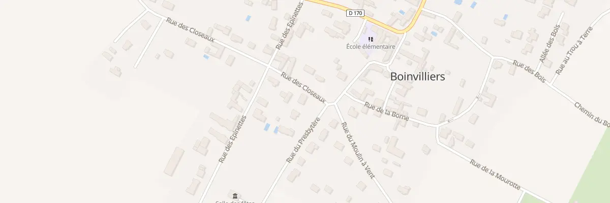 Plan du 6 Rue du Presbytère à Boinvilliers