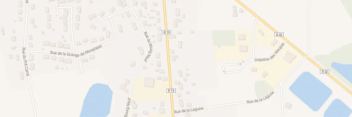Plan du 38 Rue de Romorantin à Dhuizon
