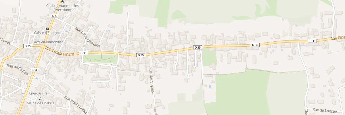 Plan du 80 Rue Ernest Pinard à Chabris