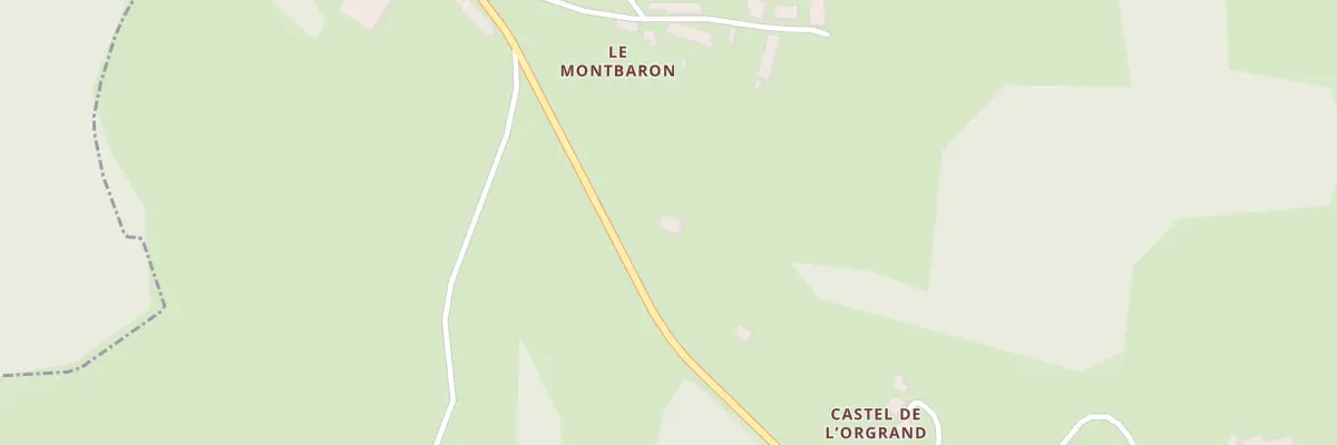 Plan du 2 Le Montbaron à Mourioux-Vieilleville