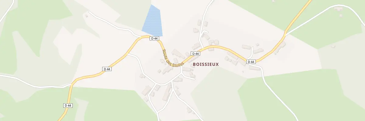 Plan du 5215 Boissieux à Châtelus-le-Marcheix