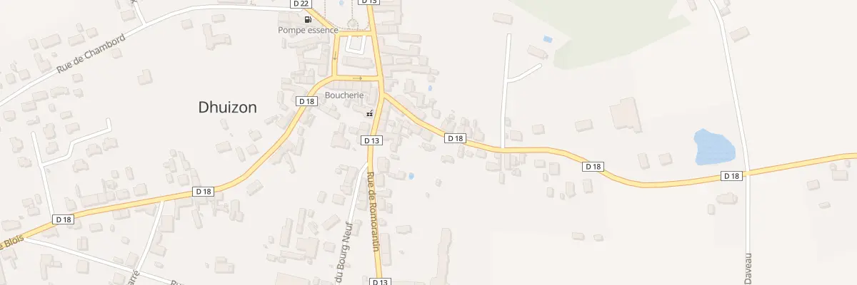 Plan du 3 Rue de Villeny à Dhuizon