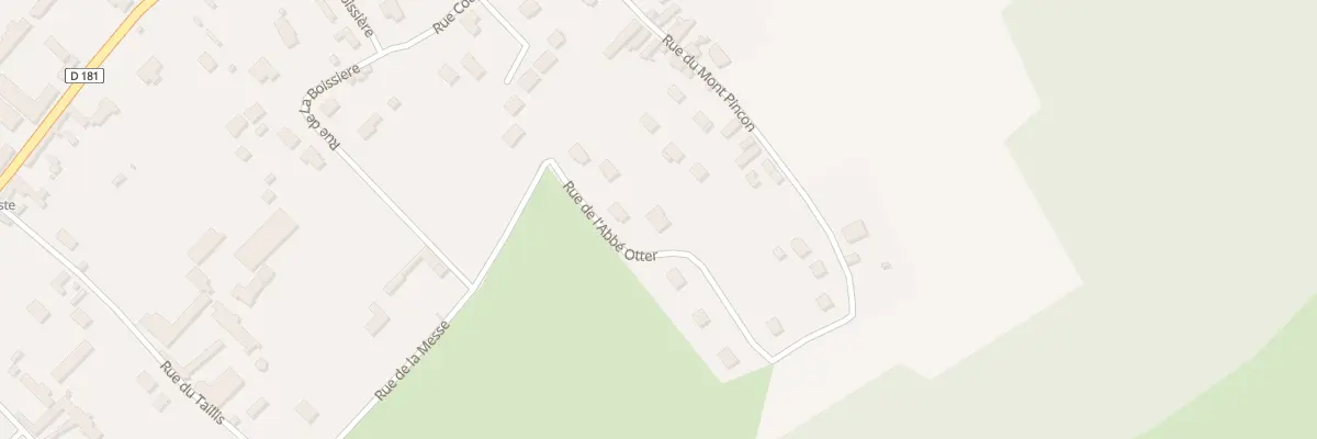 Plan du 7 Rue de l’Abbé Otter à Vesly