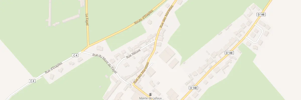 Plan du 14 Rue des Marettes à Lefaux