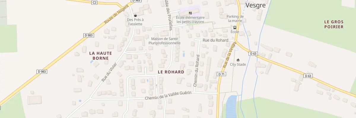 Plan du 12 All des Prunelles à Condé-sur-Vesgre