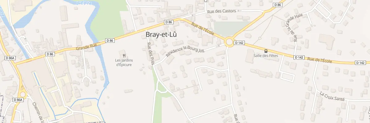 Plan du 6 Res de l’Epte à Bray-et-Lû