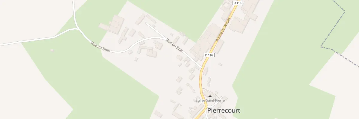 Plan du 3B Rue au Bois à Pierrecourt
