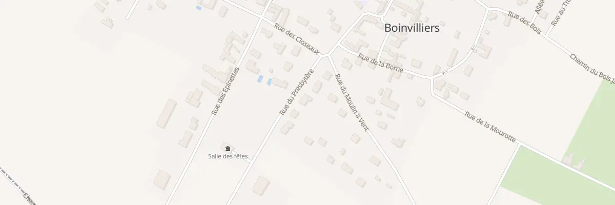 Plan du 15 Rue du Presbytère à Boinvilliers