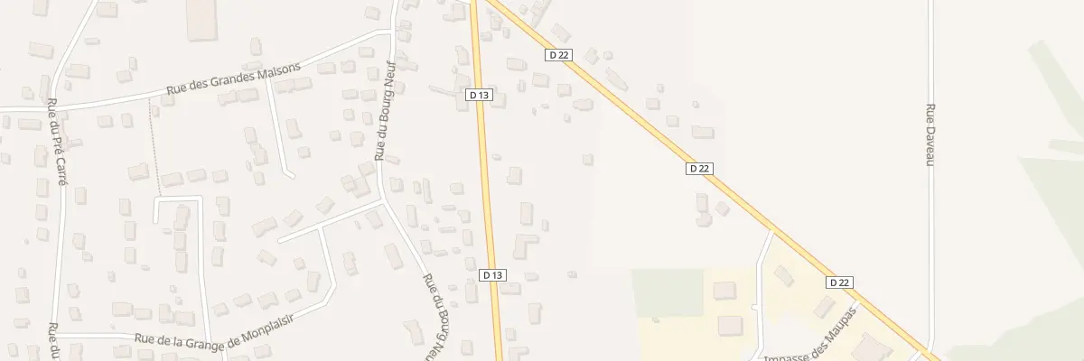 Plan du 30 Rue de Romorantin à Dhuizon