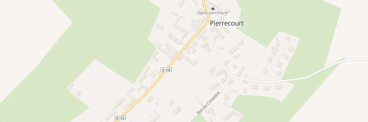 Plan du 9 Rue Centrale à Pierrecourt