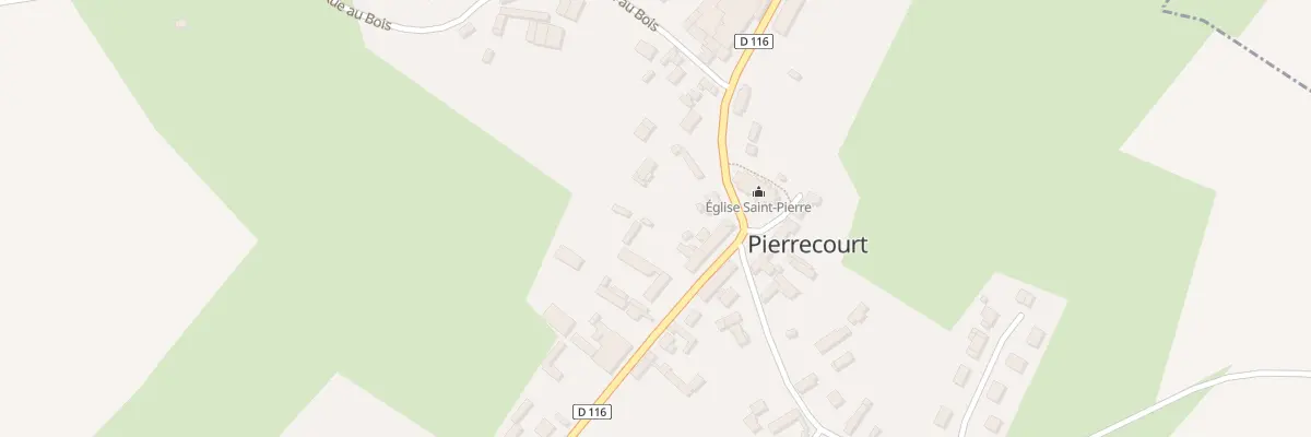 Plan du 3B Pl de l’Eglise à Pierrecourt