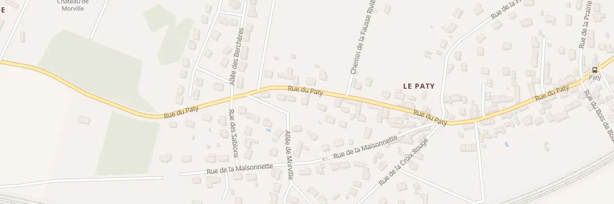Plan du 8 Rue du Paty à Hanches