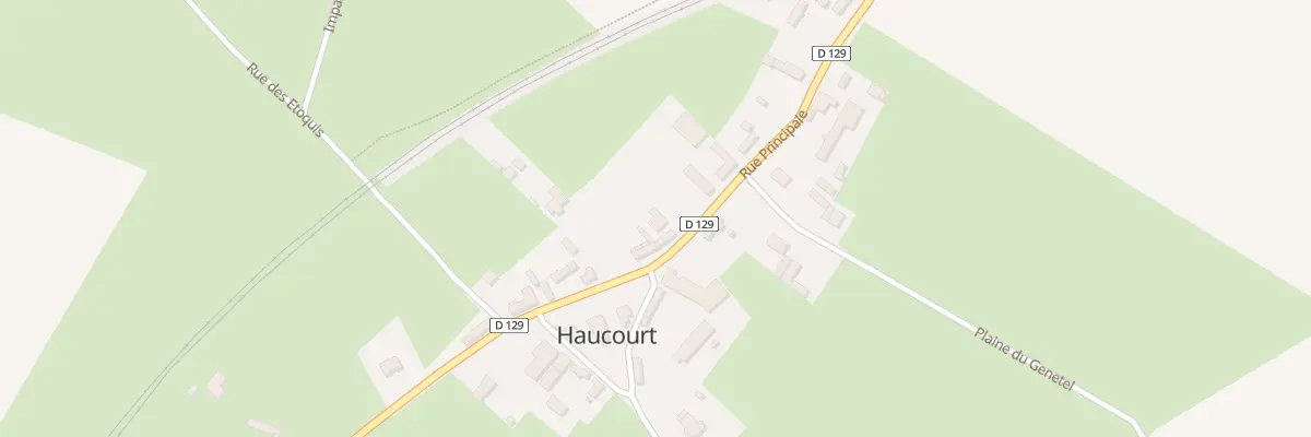 Plan du 825 Rue Principale à Haucourt
