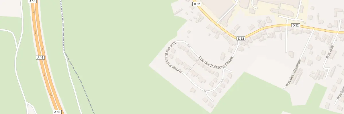 Plan du 26 Rue des Buissons Fleuris à Hesdigneul-lès-Boulogne