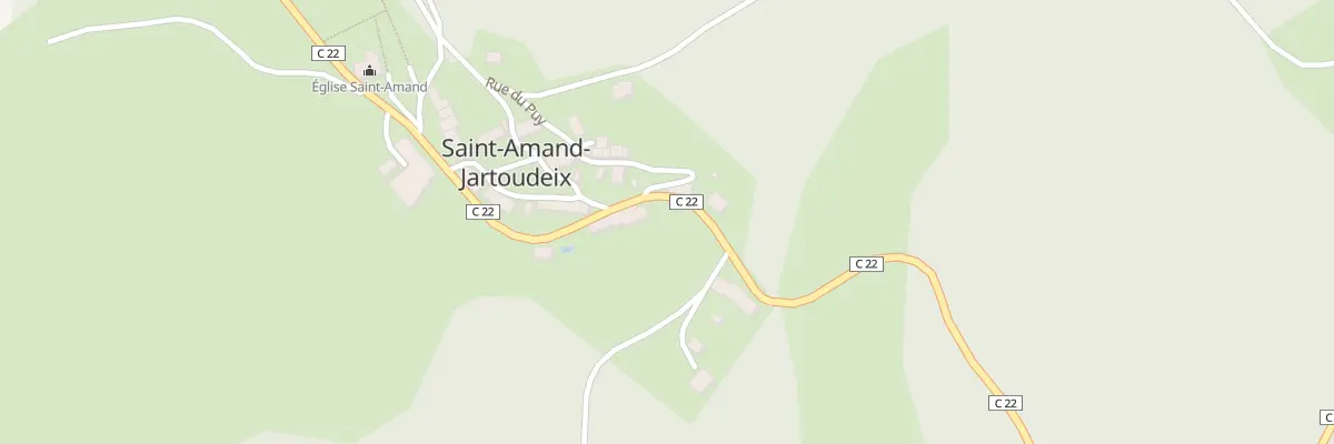 Plan du 7 Rue de la Mairie à Saint-Amand-Jartoudeix