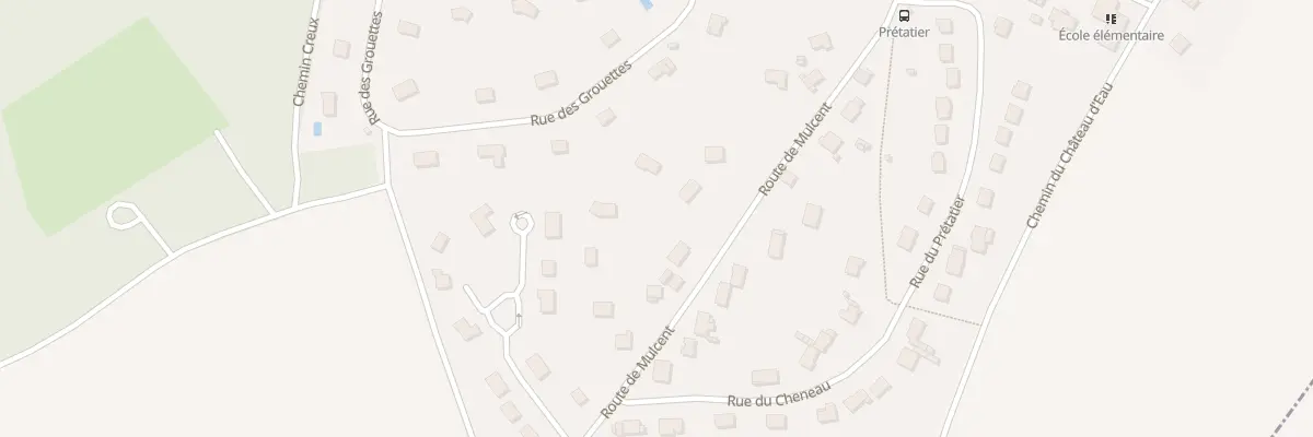 Plan du 18 Rte de Mulcent à Courgent