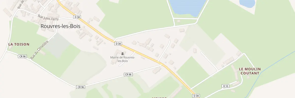 Plan du 5164 Les Coindons à Rouvres-les-Bois