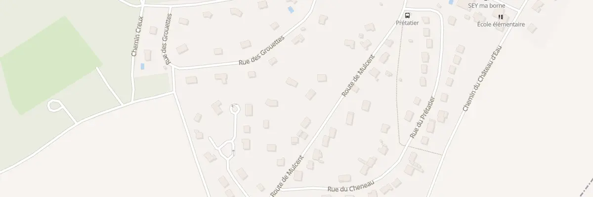 Plan du 16 Rte de Mulcent à Courgent