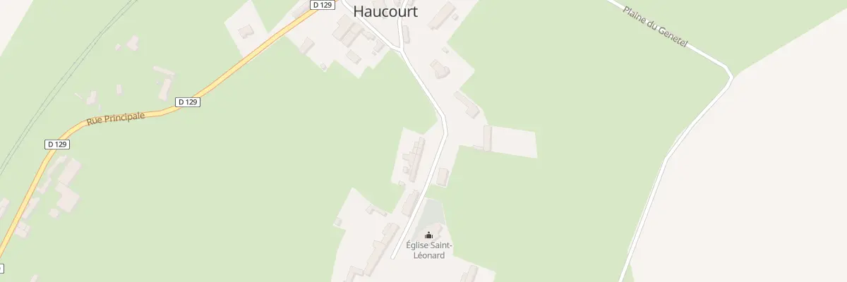 Plan du 202 Imp de l’Eglise à Haucourt