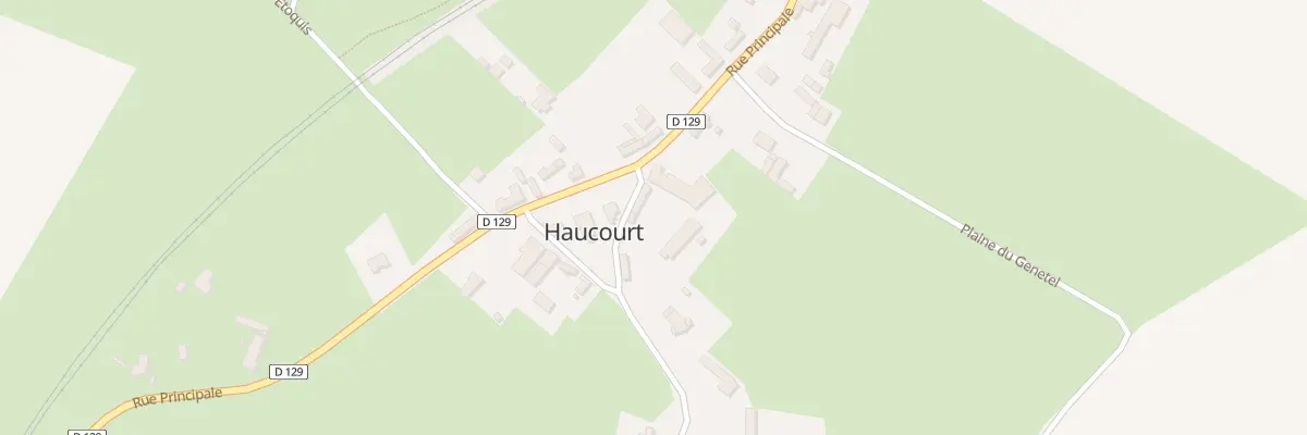 Plan du 47 Rue des Ecoles à Haucourt