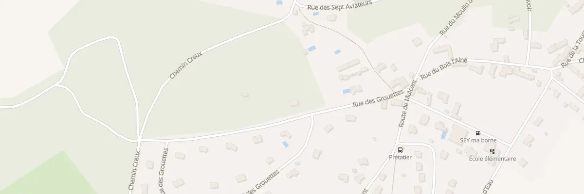 Plan du 10 Rue des Grouettes à Courgent