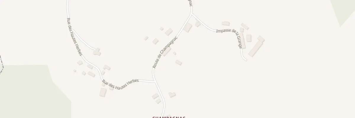 Plan du 787 Rte de Champagnac à Favars