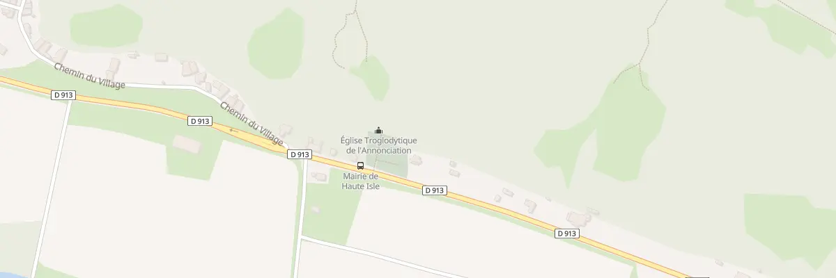 Plan du 142 Rte de la Vallée à Haute-Isle