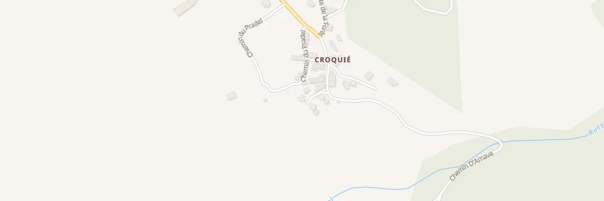 Plan du 207 Croquie Hameau à Mercus-Garrabet