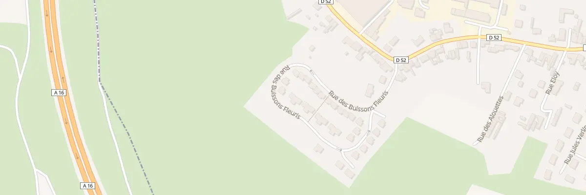 Plan du 28 Rue des Buissons Fleuris à Hesdigneul-lès-Boulogne